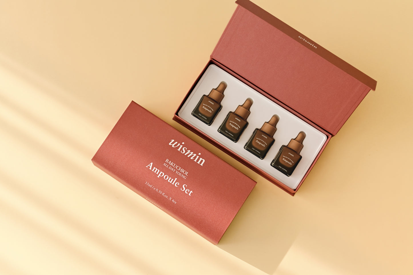 Set de 4 ampollas Bakuchiol Wismin 30ML