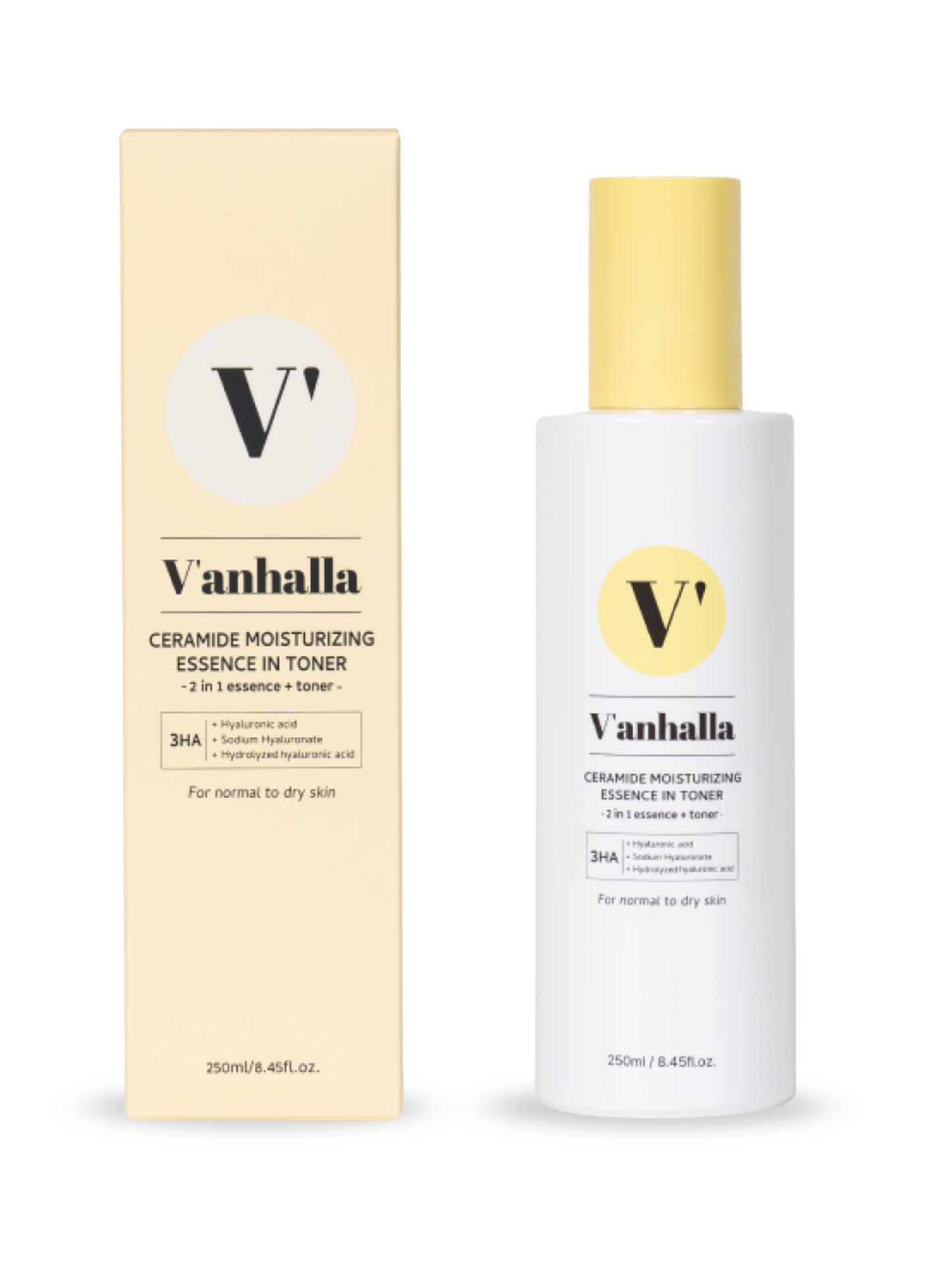 Esencia hidratante de ceramida en tónico V'Anhalla (250ml)