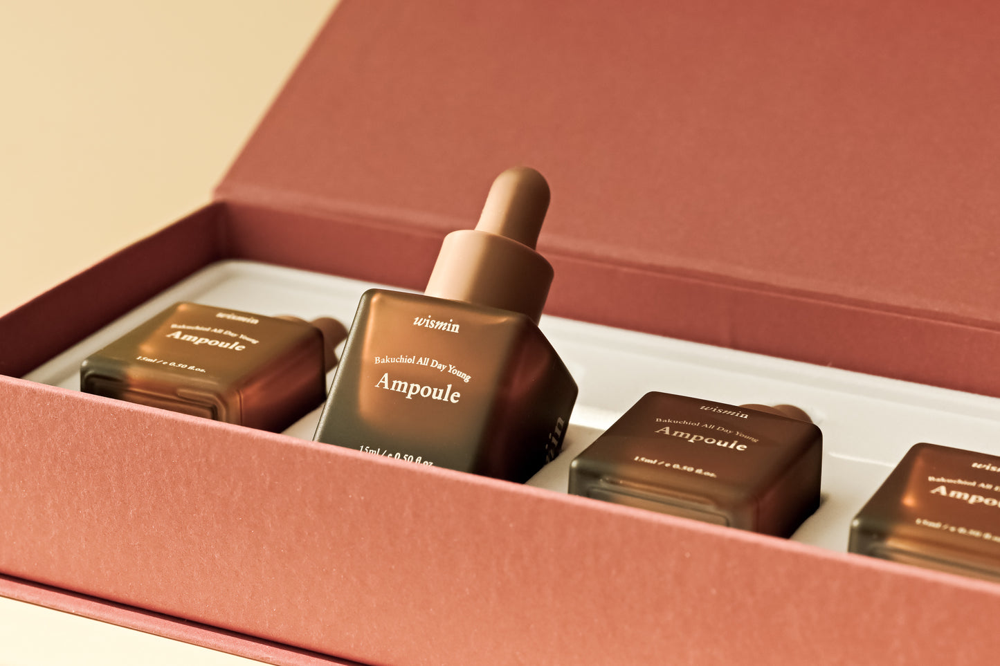 Set de 4 ampollas Bakuchiol Wismin 30ML