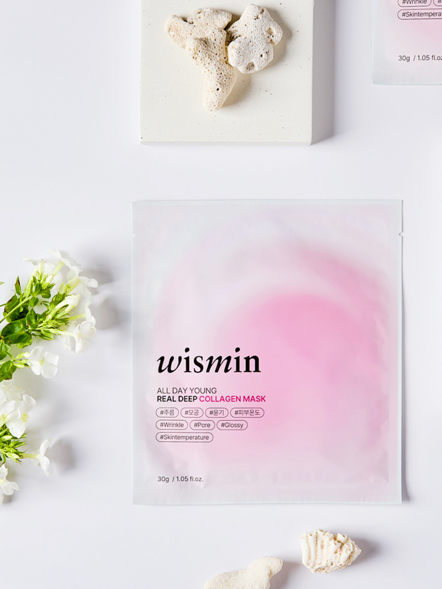 Mascarilla de Colágeno Wismin-4 unidades | Kaizen Beauty